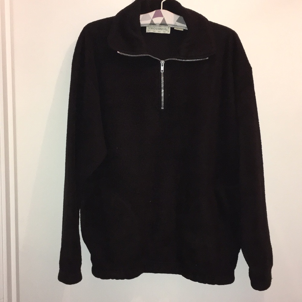 FLEECE PULLOVER JACKET/SWEATER